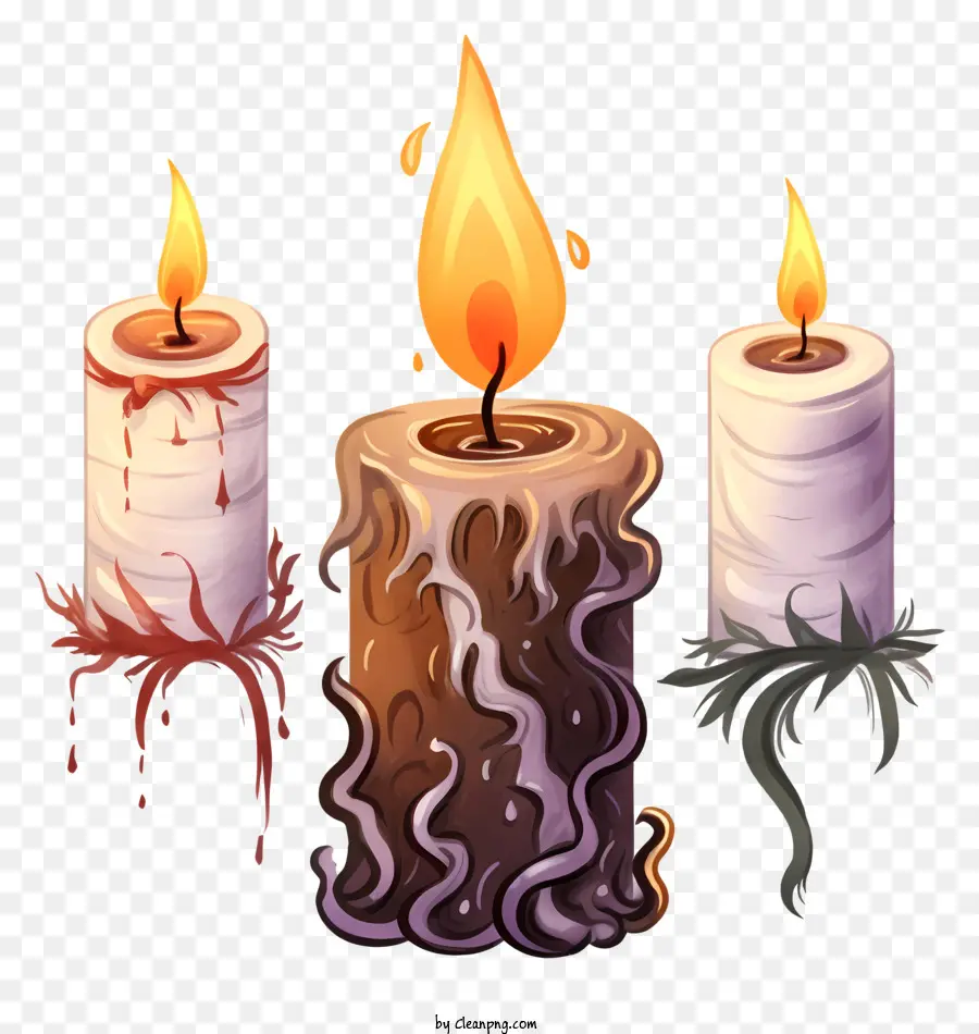 Velas，Chama PNG