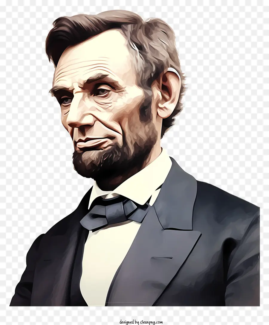 Abraham Lincoln，Fotografia Em Preto E Branco PNG