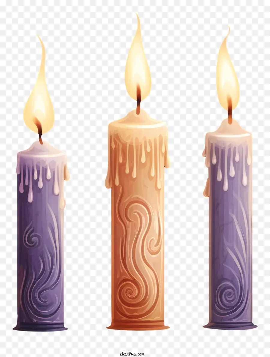 Velas，Chama PNG