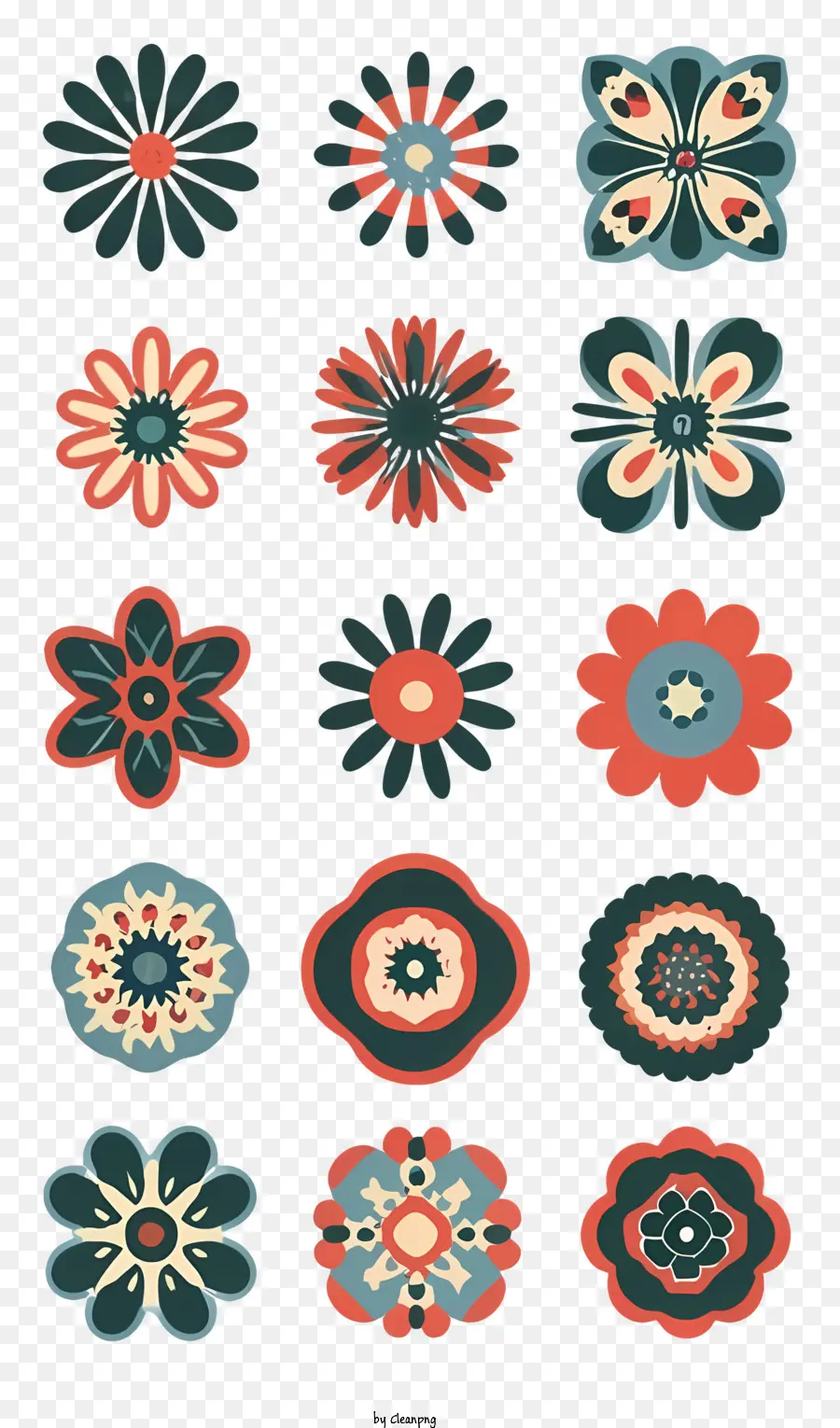 Design Floral，Elementos Florais Vintage PNG