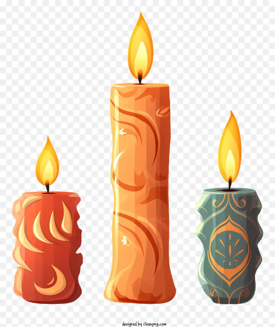 Formas De Velas，Velas PNG