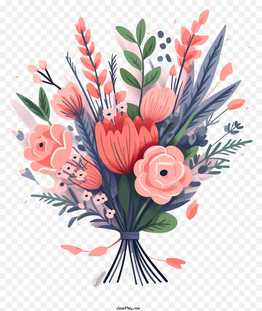 Bouquet Of Flowers，Rosas PNG