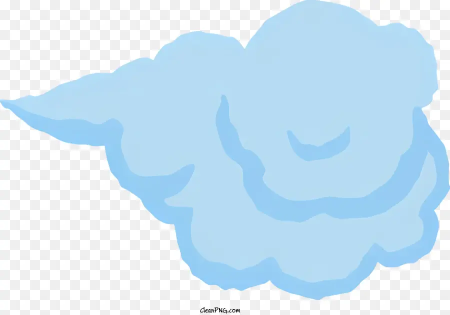 Nuvem，Azul PNG