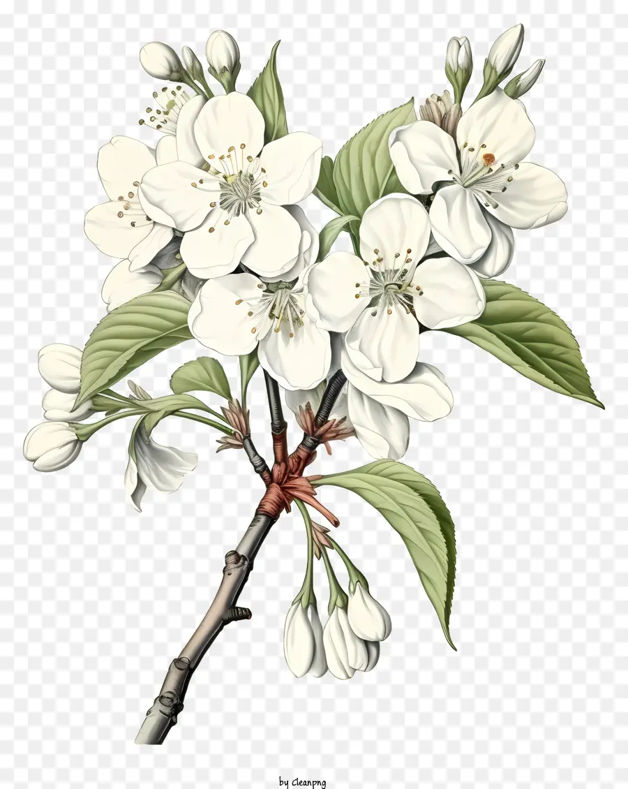 árvore De Maçã，Flores PNG