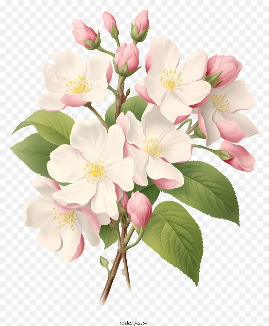 Apple Blossom，Flores Da Primavera PNG
