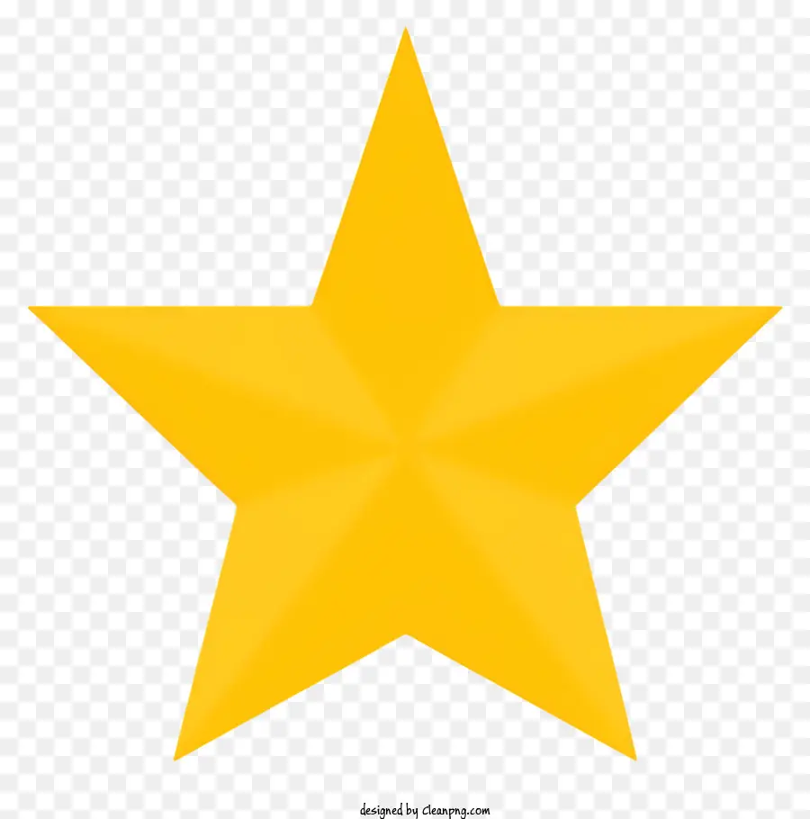 Estrela Amarela，Em Forma De Estrela PNG