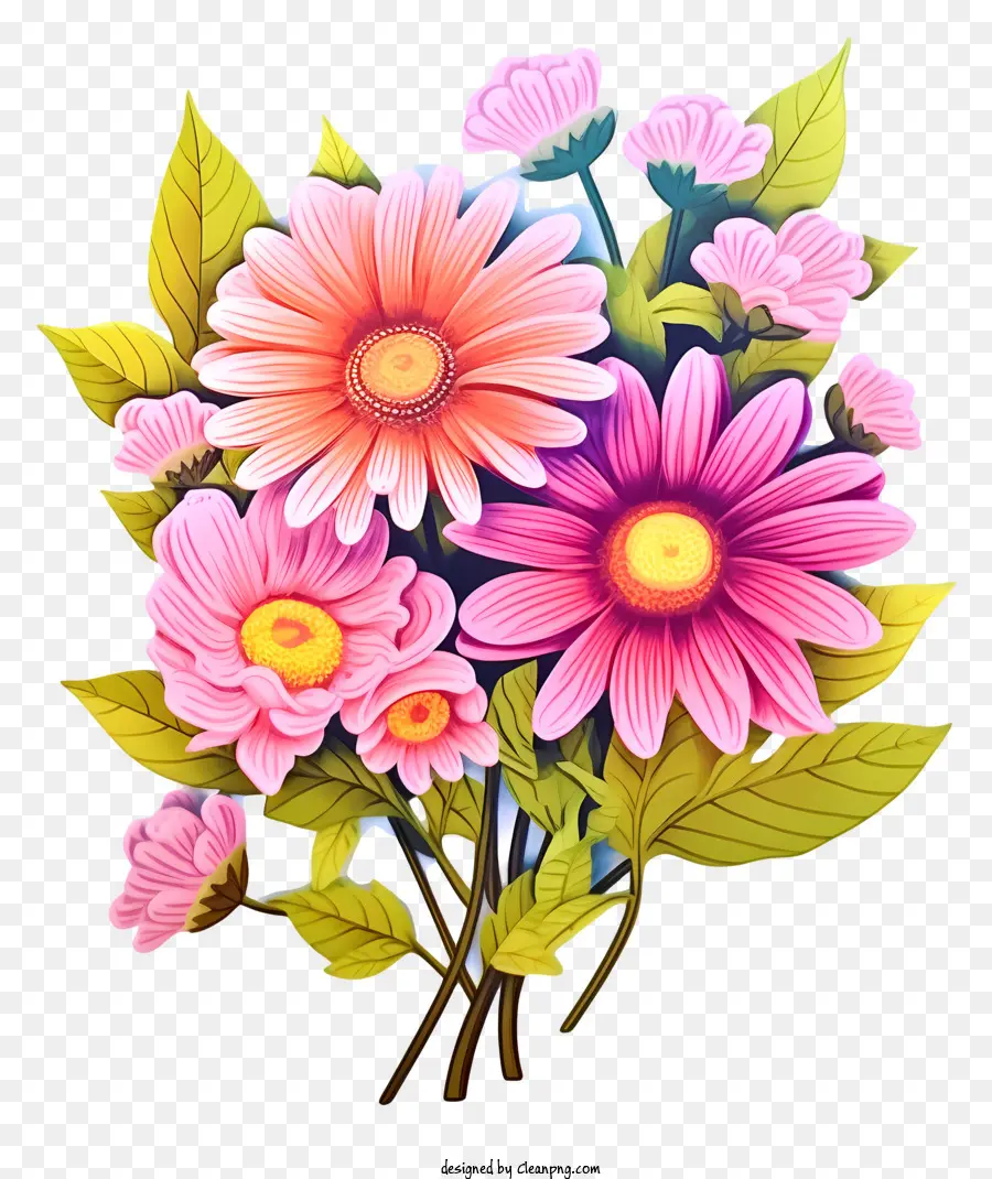 Buquê De Flores，Margarida Branca PNG