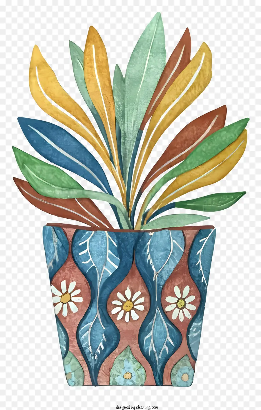 Pintura，Vaso Colorido PNG