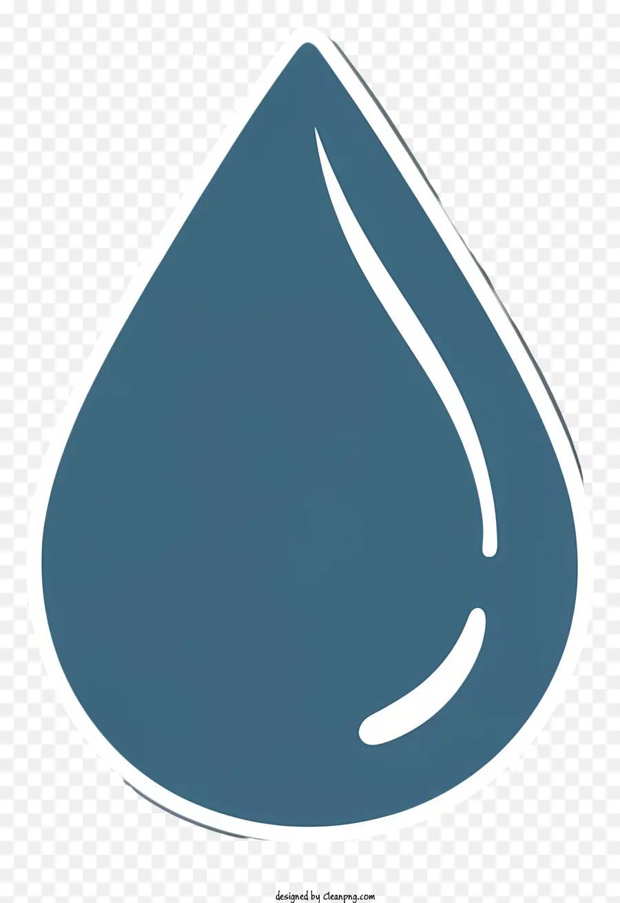 Lágrima Azul，Gotinha De água PNG