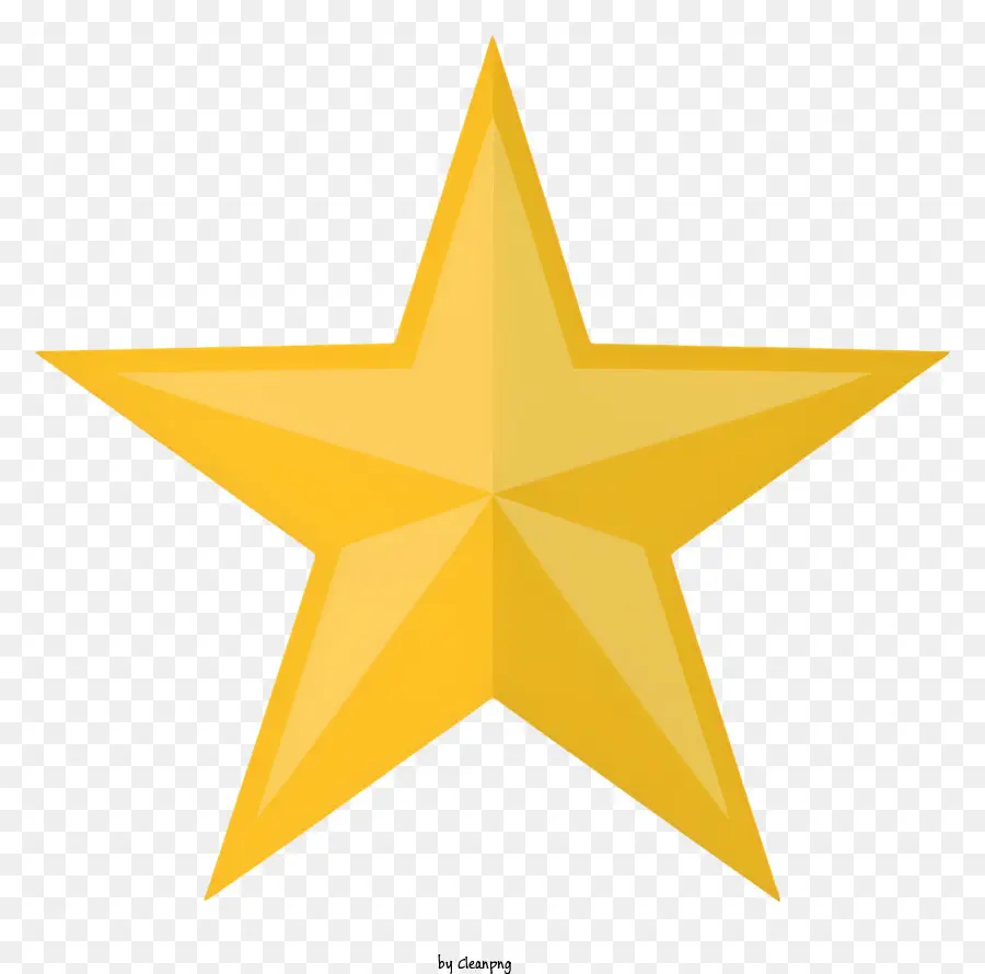 Estrela Amarela，Símbolo De Esperança PNG
