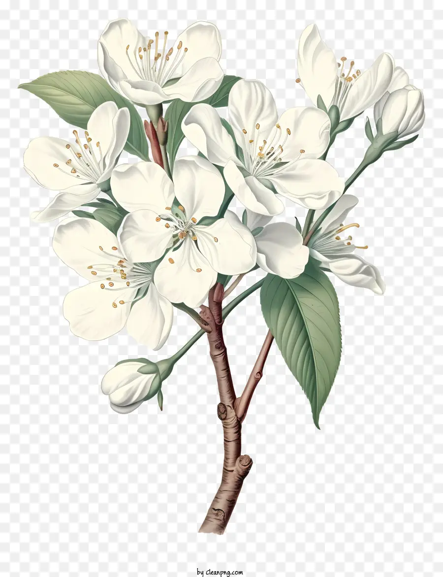 Flor De Cerejeira，Branco Flor De Cerejeira PNG
