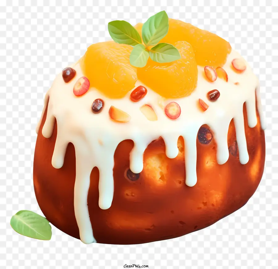 Sobremesa，Bolo De Frutas PNG