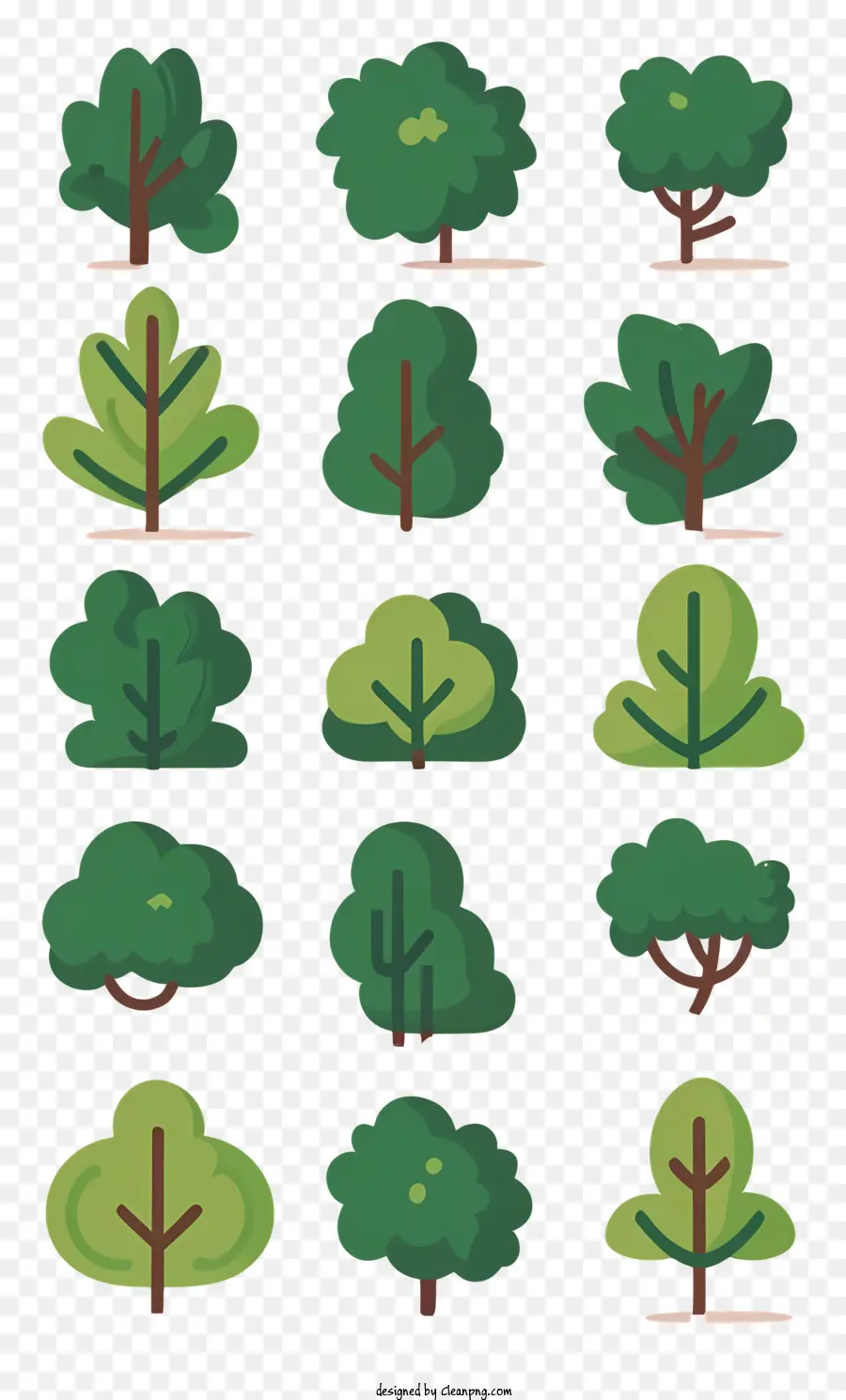 árvores，Folhas Verdes PNG