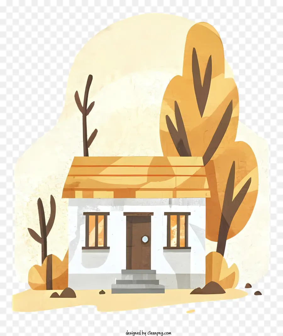 Casa Pequena，Casa Fofa De Doodle PNG