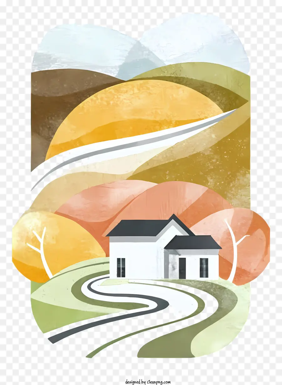 House，Road PNG
