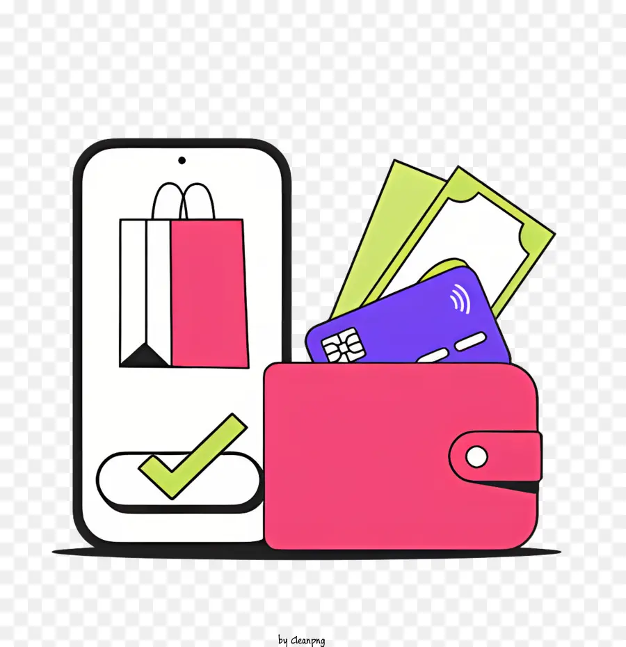 Compras On Line，Smartphone PNG