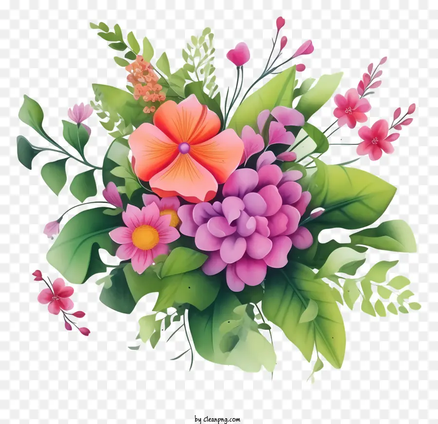 Buquê De Flores，Ramalhete PNG