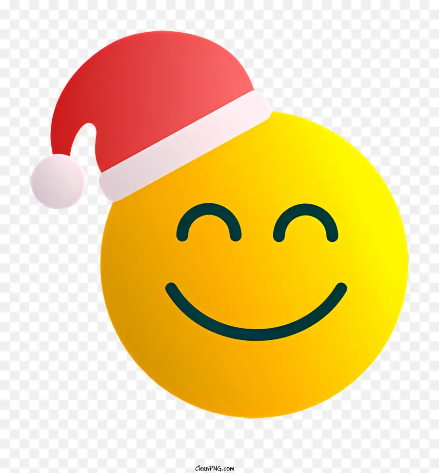 Smiley Face，Papai Noel Hat PNG