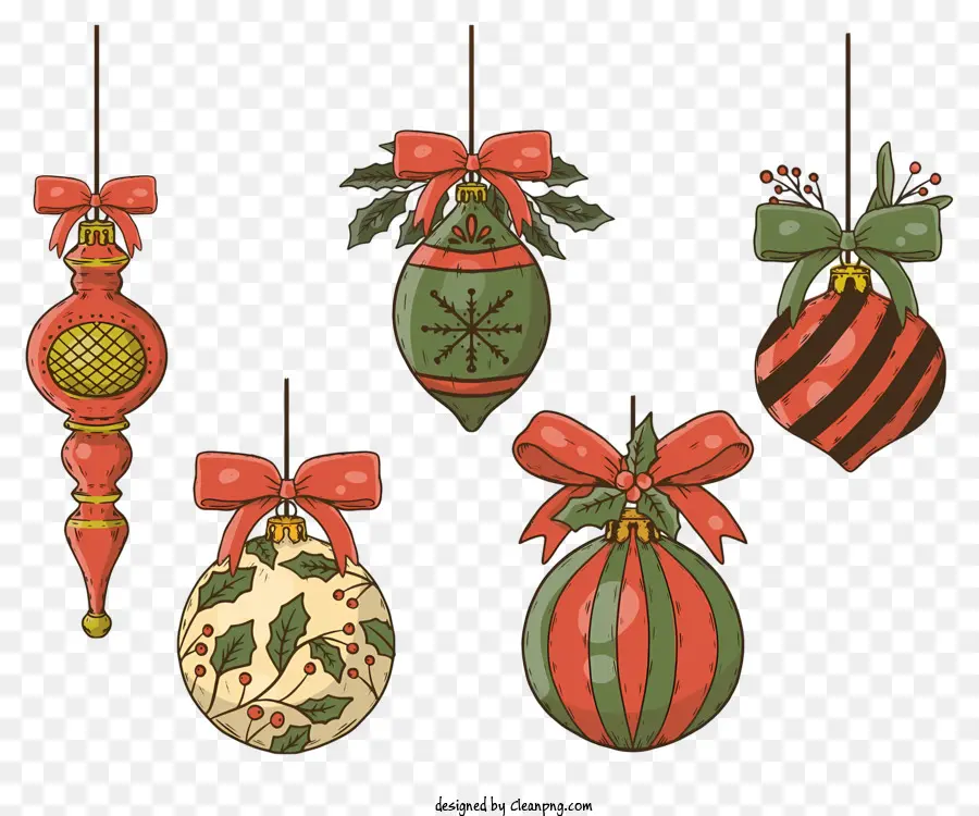Enfeites De Natal，Ornamentos Pendurados PNG