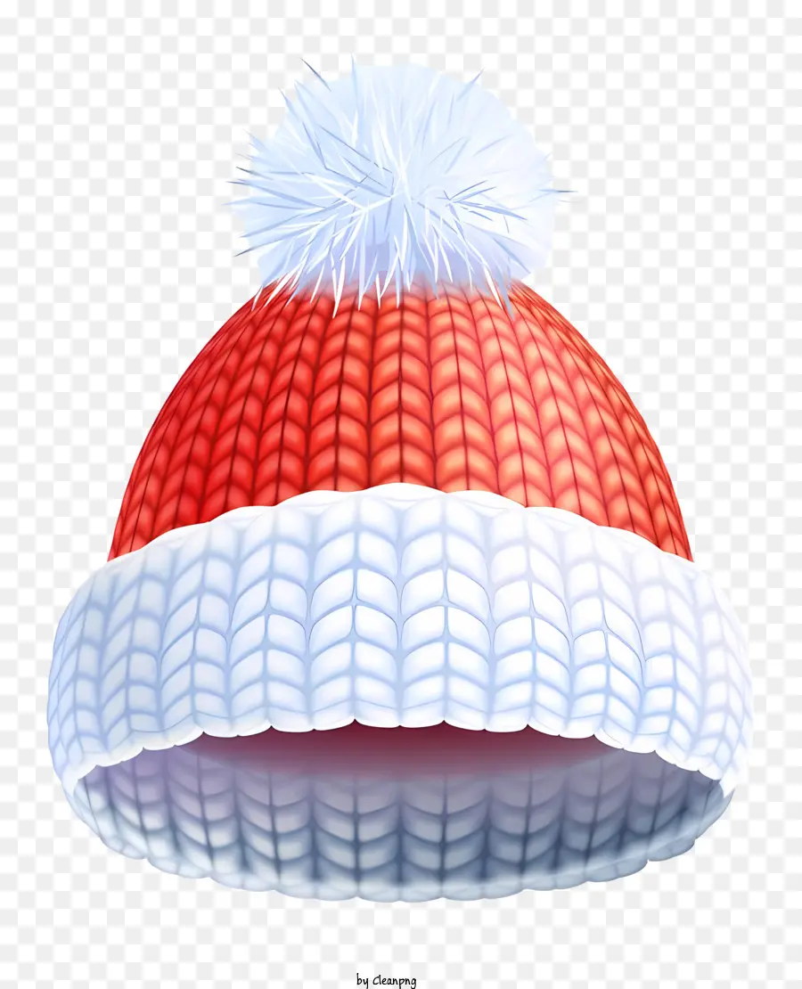 Gorro De Malha Vermelha，Pom Pom Poms PNG