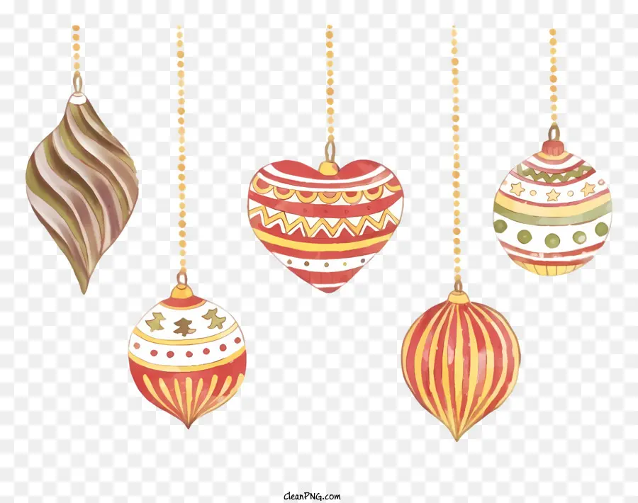 Enfeites De Natal，Ornamentos Decorativos PNG