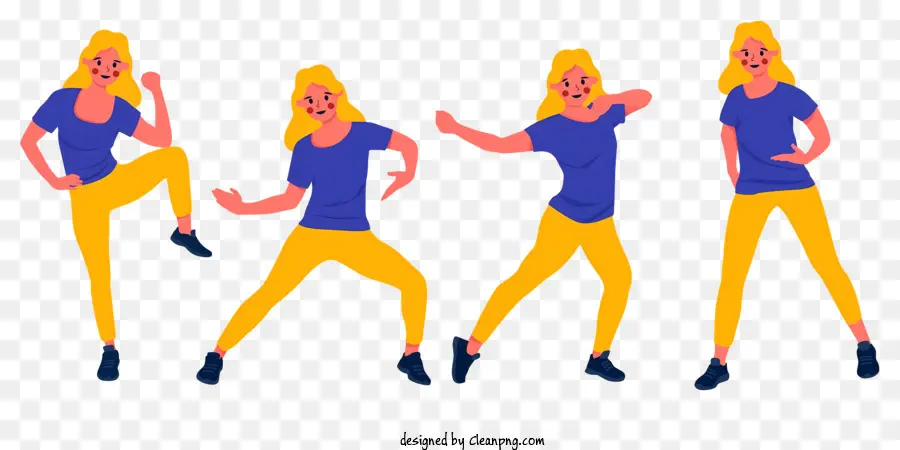 Dança，Camisa Amarela PNG