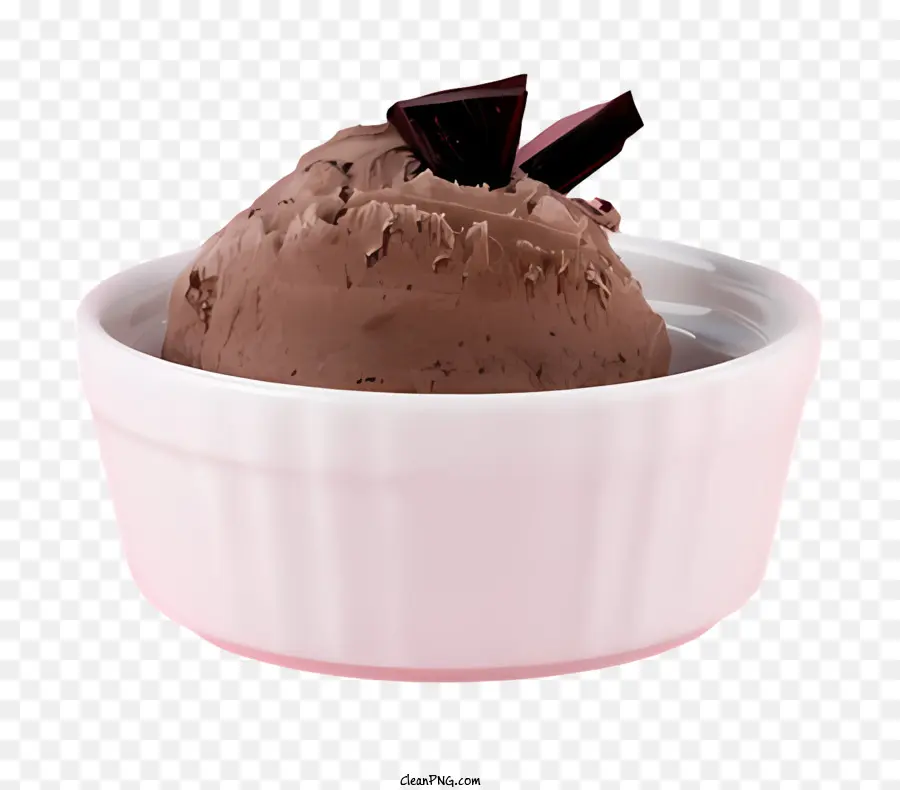 Tigela，Sorvete De Chocolate PNG