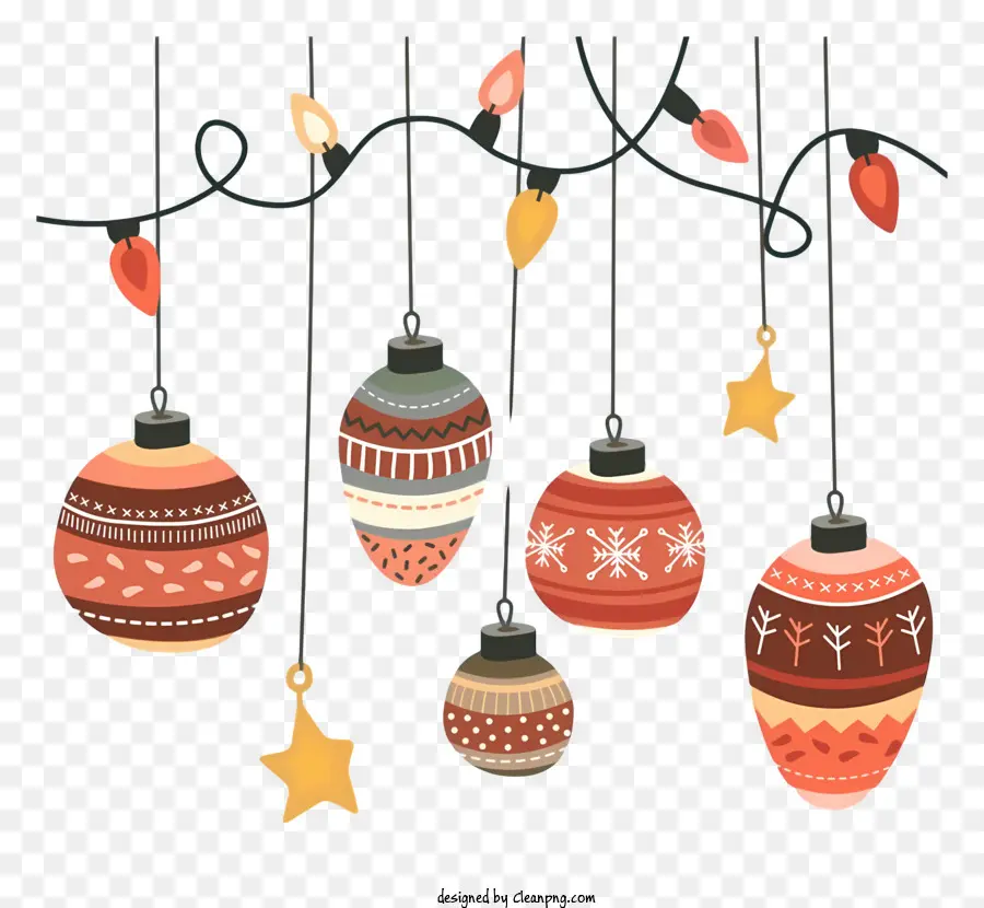 Enfeites De Natal，Vermelho Ornamentos PNG