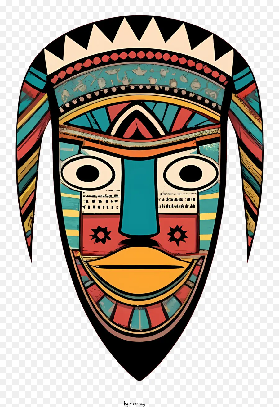 Máscara Africana，Máscara Tradicional PNG