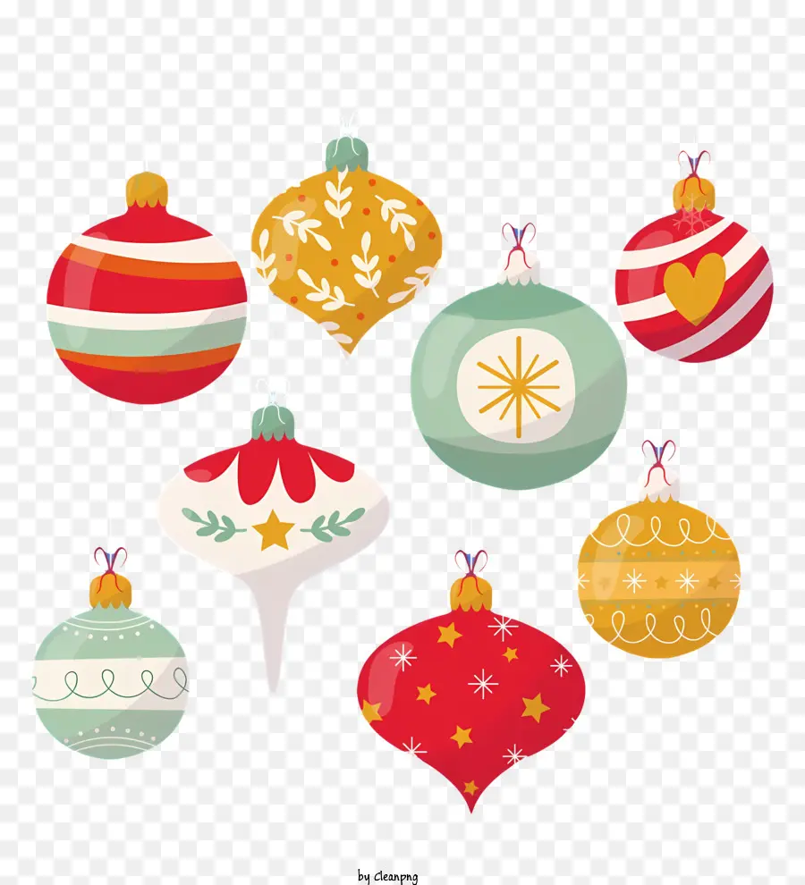 Férias Ornamentos，Decorações De Natal PNG