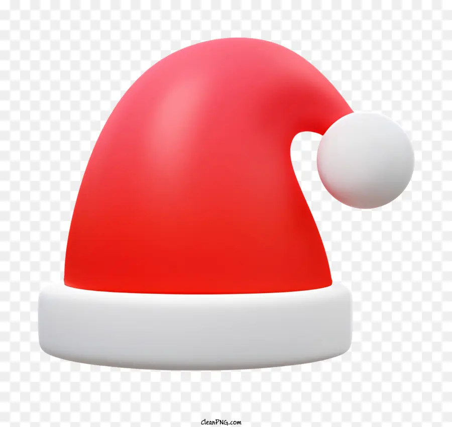 Papai Noel Hat，Tecido Vermelho PNG