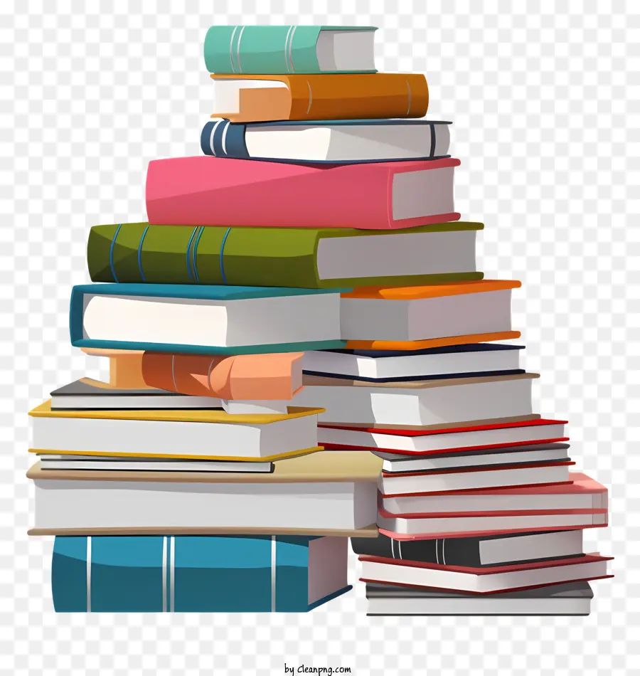 Livros，Stack PNG