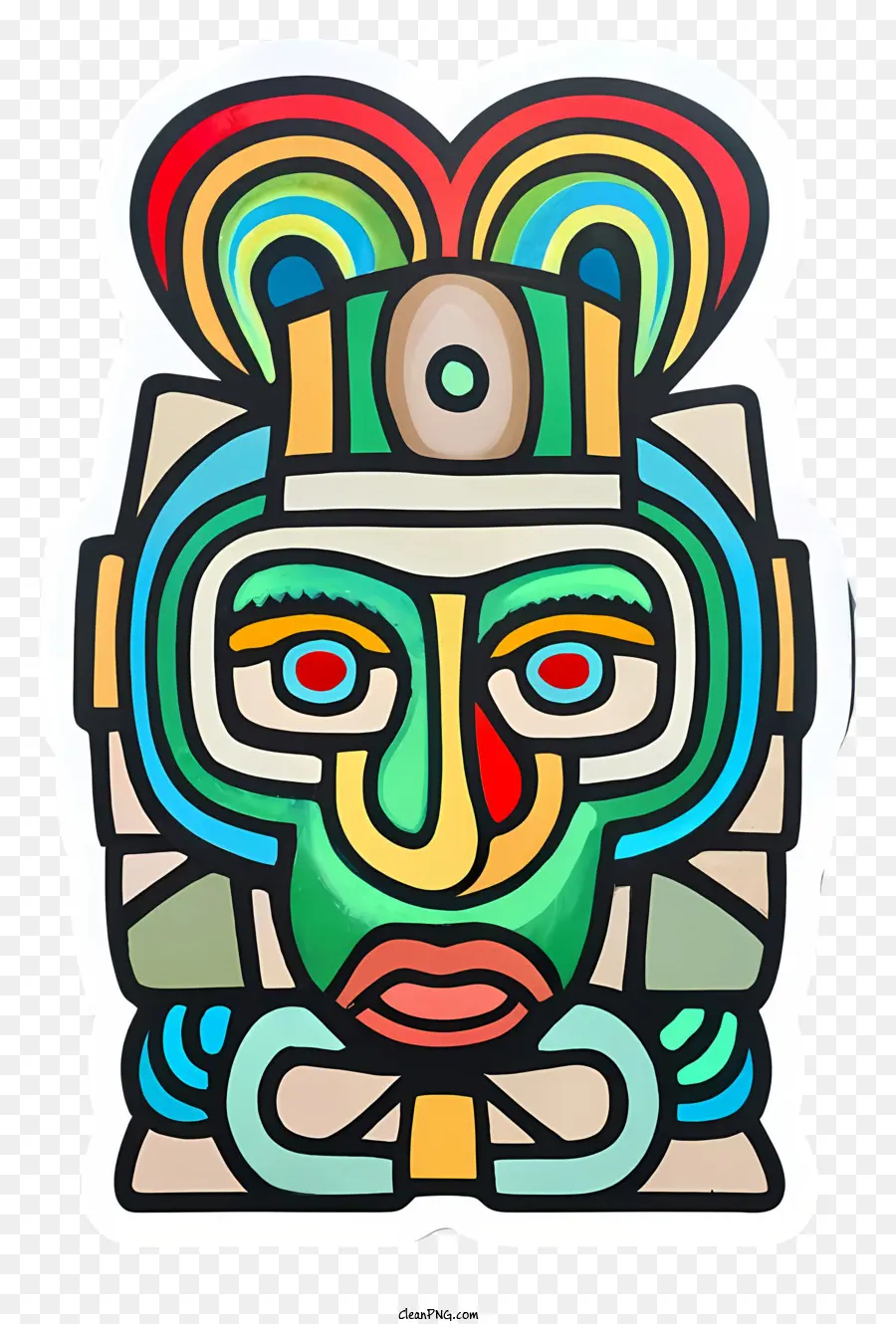 Máscara Colorida，Máscara De Olho PNG