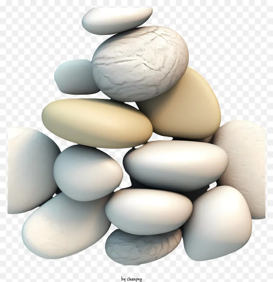 Pedras Brancas，Pilha De Rochas PNG