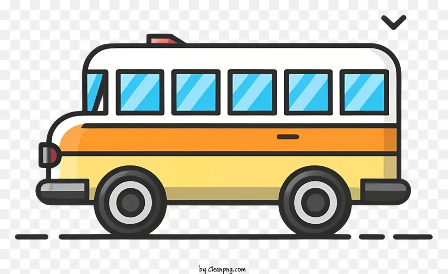 ônibus Escolar，O Corpo Branco PNG
