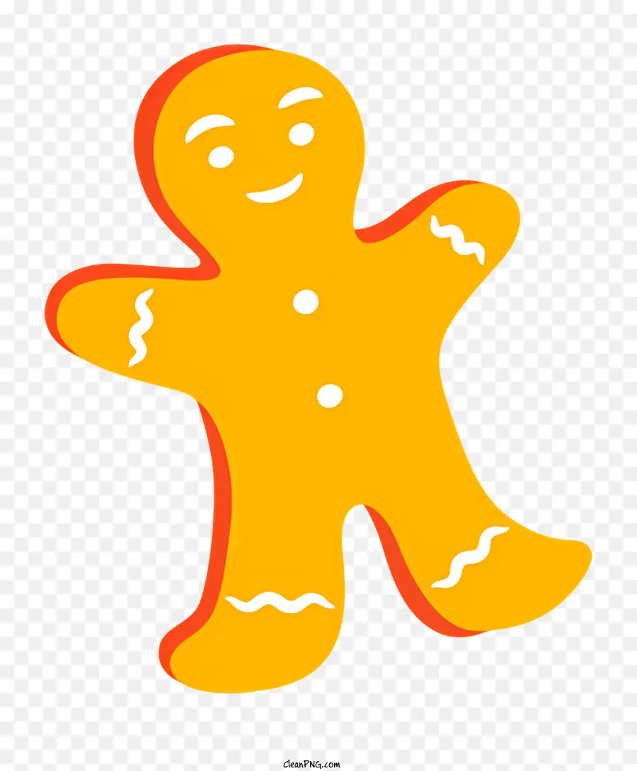 Dos Desenhos Animados Do Homem Gingerbread，Caráter Do Homem Pão De Gengibre PNG