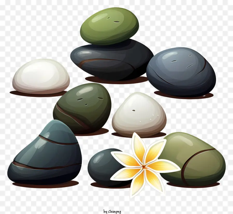 Pedras Coloridas，Rochas Redondas PNG