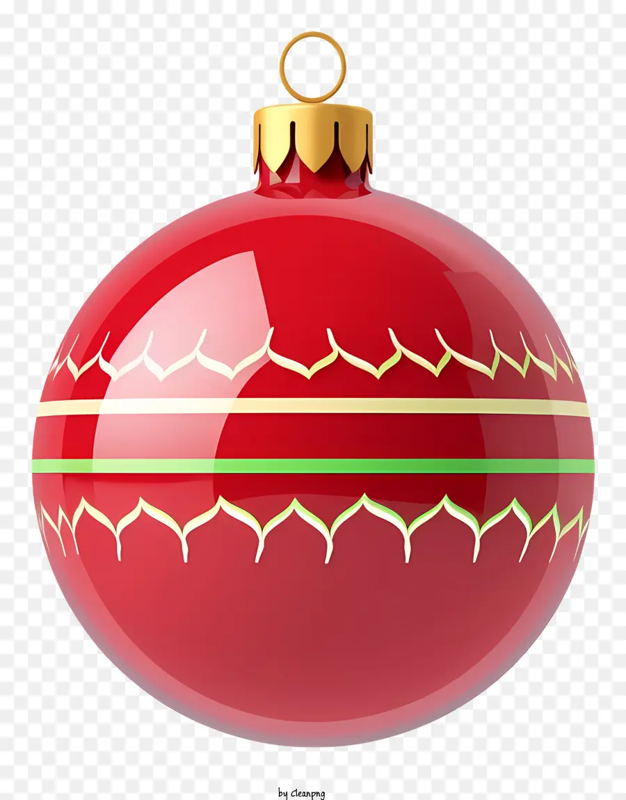 Enfeite De Bola De Vidro Vermelho，Enfeite De Natal PNG