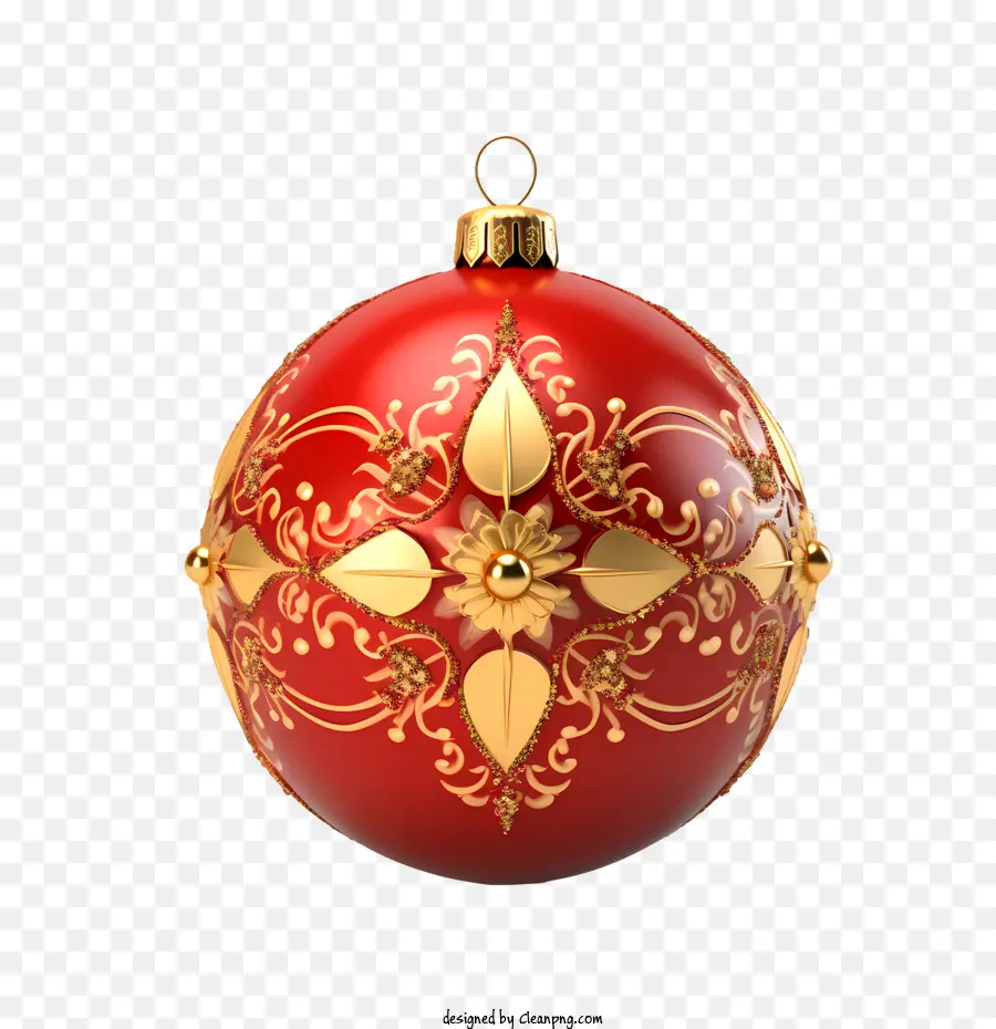 Bola De Natal，Ouro PNG