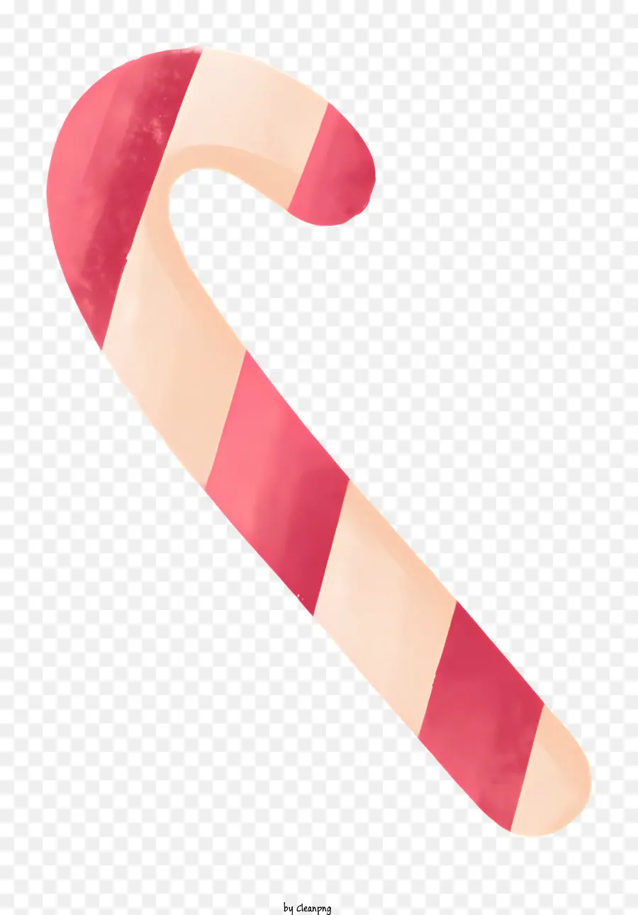 Candy Cane，Candy Listrado Vermelho E Branco PNG