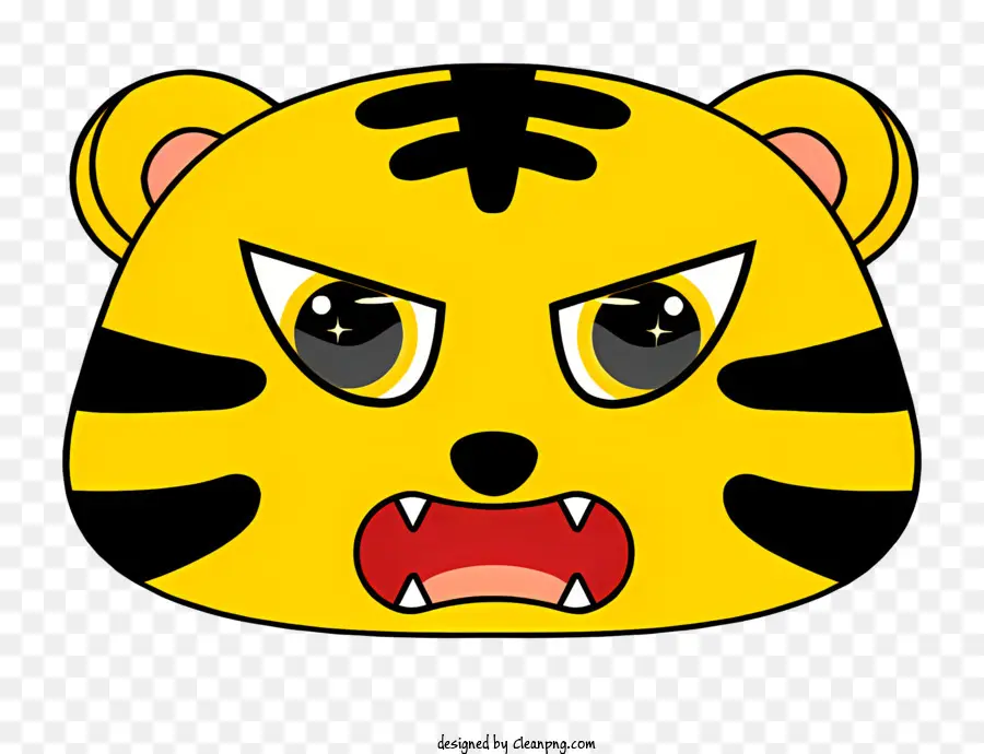 Raiva De Tigre，Amarelo Tigre PNG
