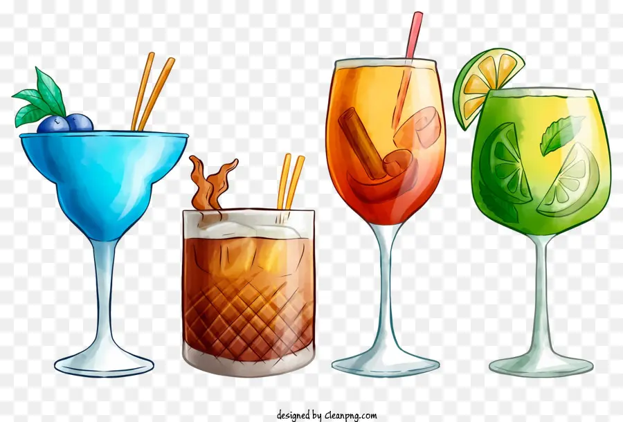 Bebidas Alcoólicas，óculos PNG