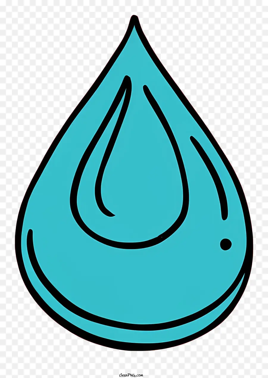 Gotinha De água，água Azul PNG