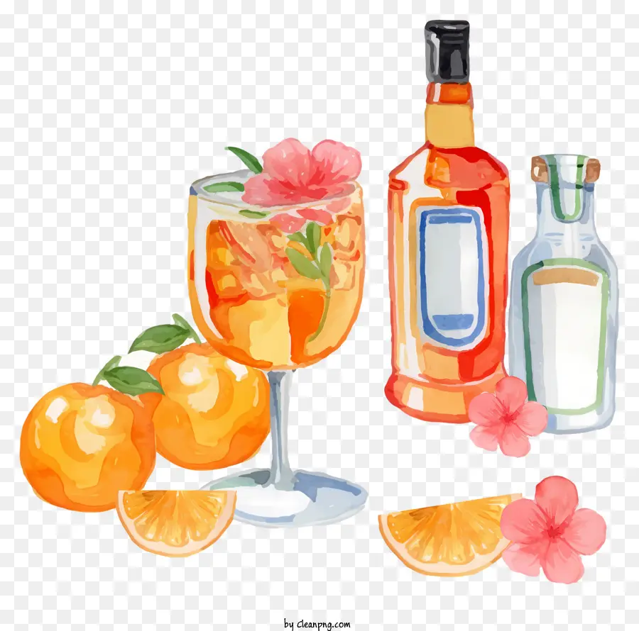 Cocktail，Suco De Laranja PNG