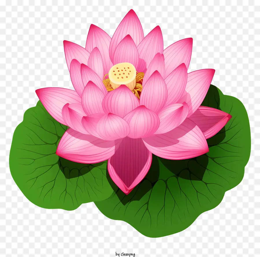 Flor De Lótus，Cor De Rosa Lotus PNG