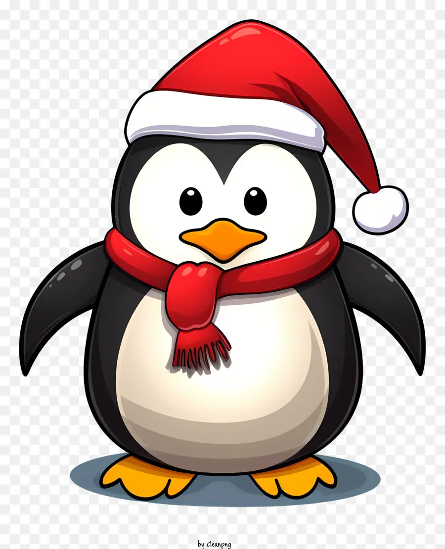 Penguin，Lenço Vermelho PNG