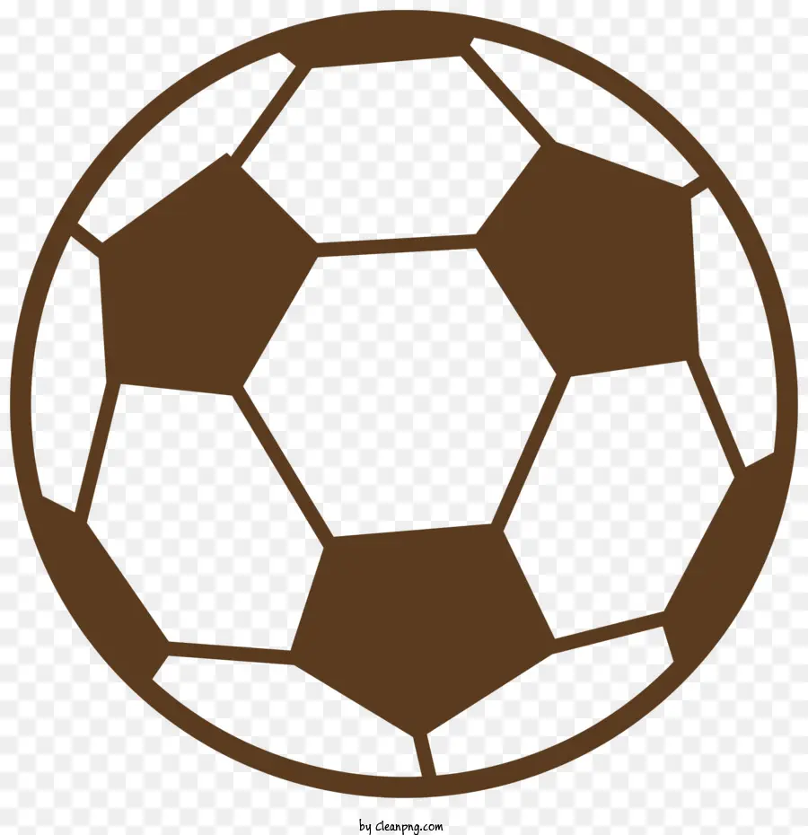 Bola De Futebol，Esquema De Cores Marrons PNG