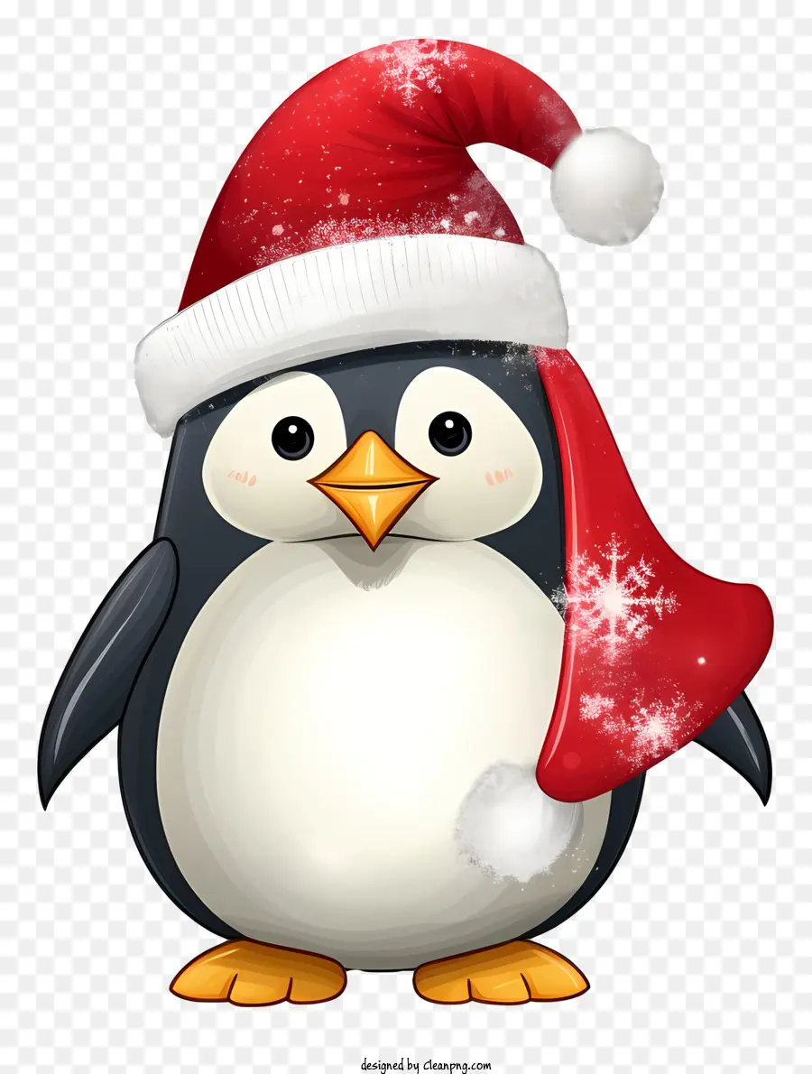 Penguin，Vermelho E Chapéu Branco PNG