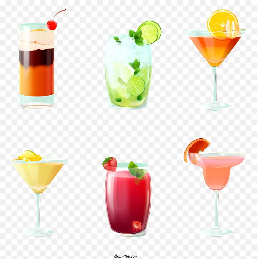 Cocktails，Margaritas PNG