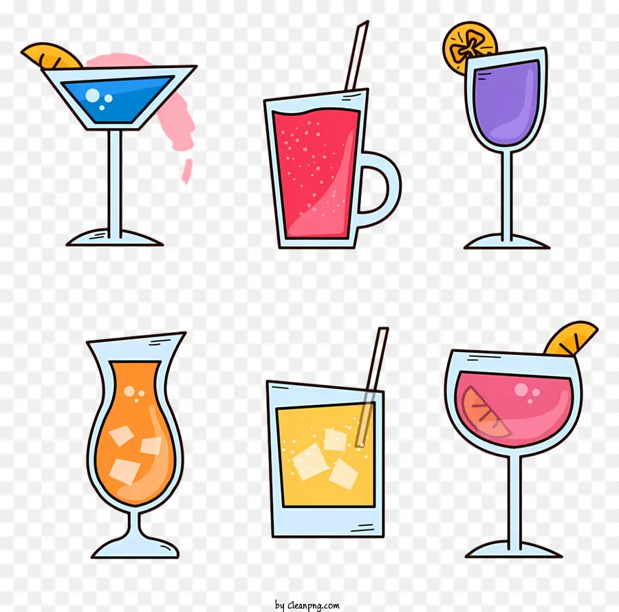 Bebidas Alcoólicas，As Ilustrações Vetoriais PNG